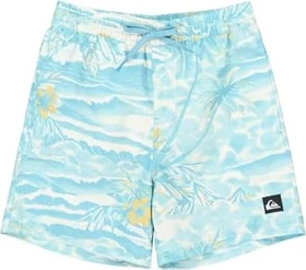 Quiksilver Everyday Printed Volley 14" Badeshorts aqua/sundown (Junior)