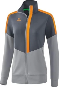 Erima Squad Worker Trainingsjacke slate grey/monument grey/new orange (Damen)