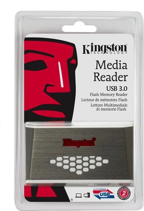 Kingston High-Speed Media Multi-Slot-Cardreader, USB 3.0 Micro-B [Buchse]