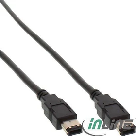 InLine FireWire IEEE-1394 Kabel, 6-Pin [Stecker] auf 6-Pin [Stecker], 1.8m