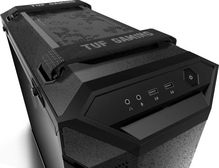 ASUS TUF Gaming GT501, schwarz, Glasfenster