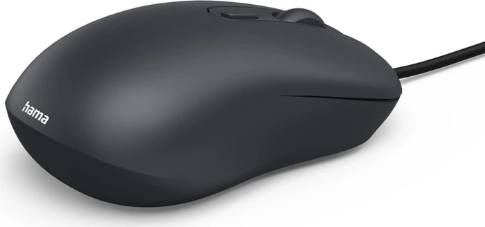 Hama CM-200 Silent 4-Button Mouse schwarz, USB