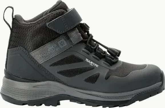 Jack Wolfskin Villi Hiker Texapore Mid schwarz (Junior)