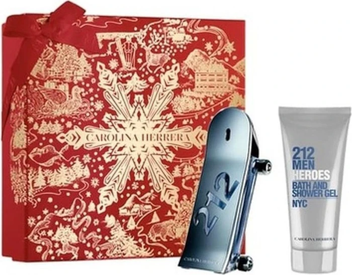 Carolina Herrera 212 Heroes Men EdT 90ml + Duschgel 100ml Duftset