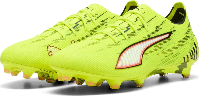 Puma Ultra 6 Ultimate FG yellow alert/puma black/glowing red/lime squeeze