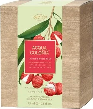 4711 Acqua Colonia Lychee & White Mint EdC 50ml + Duschgel 75ml Duftset