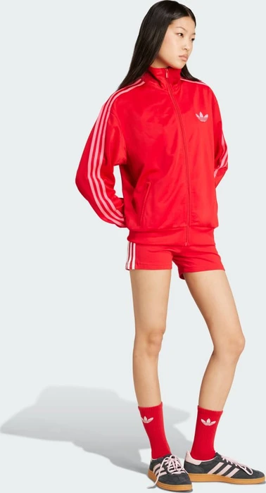 adidas Adicolor Classics Loose Firebird Originals Trainingsjacke better scarlet/lucid pink (Damen)