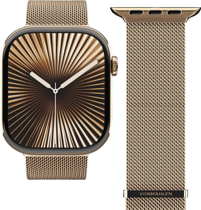 Vonmählen Milanaise Loop 2 für Apple Watch 49mm sunset gold
