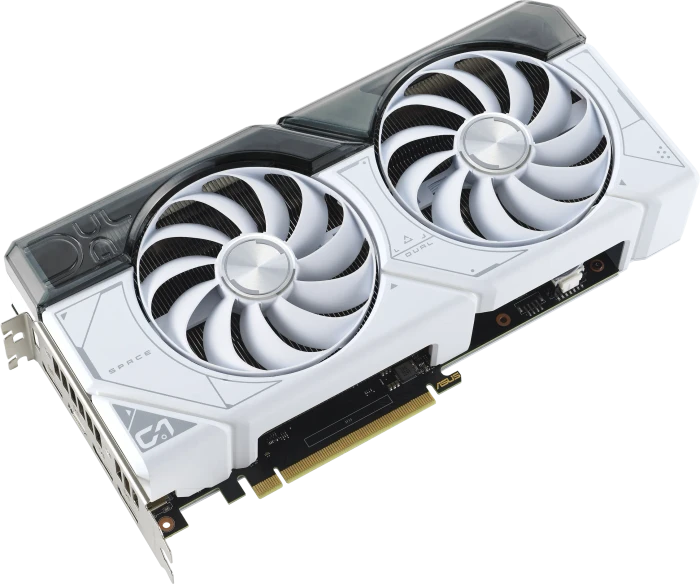 ASUS Dual GeForce RTX 4070 SUPER White OC, DUAL-RTX4070S-O12G-WHITE, 12GB GDDR6X, HDMI, 3x DP