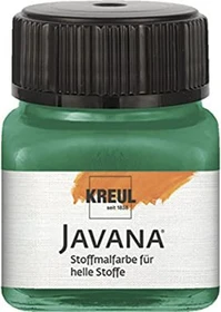 Kreul Javana Stoffmalfarbe für helle Stoffe, dunkelgrün, 20ml