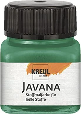 Kreul Javana Stoffmalfarbe für helle Stoffe, dunkelgrün, 20ml