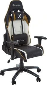 X Rocker Agility Compact Esports Gamingstuhl für für Kinder/Jugendliche, gold/schwarz