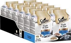 Sheba Fresh und Fine Multipack in Sauce Fisch Variation, 3.60kg (72x 50g)