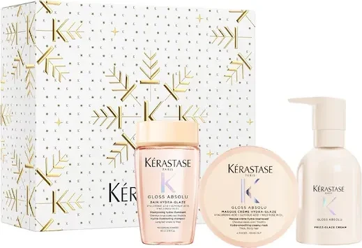 Kérastase Gloss Absolu Cream Trio Shampoo 80ml + Mask 75ml + Cream 240ml Geschenkset