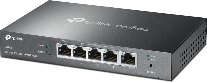TP-Link Omada ER605 Gigabit Router, 5x RJ-45