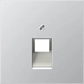 Jung Serie LS Abdeckung für IAE/UAE-Anschlussdose 1x 8-polig, Aluminium