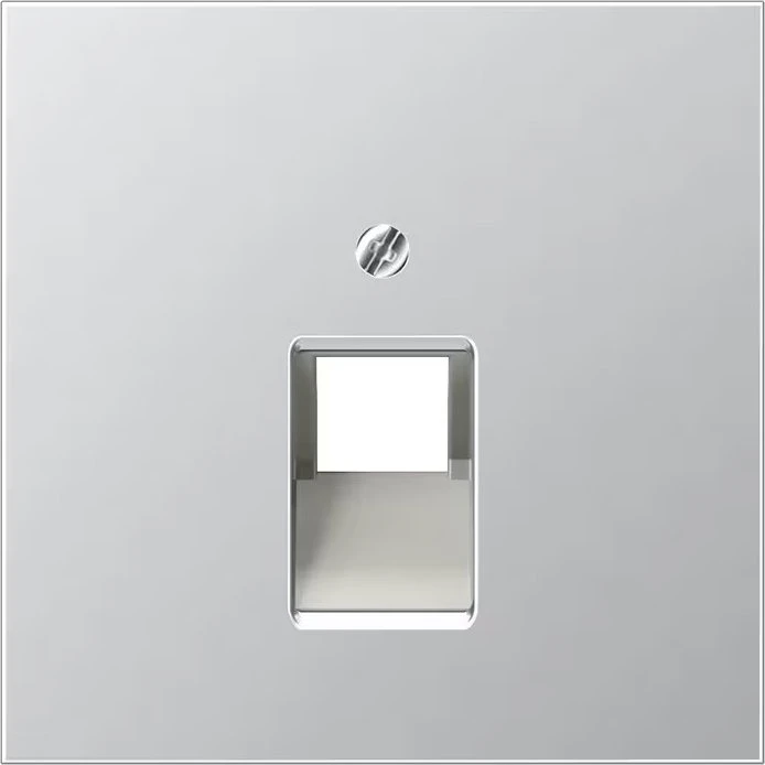 Jung Serie LS Abdeckung für IAE/UAE-Anschlussdose 1x 8-polig, Aluminium