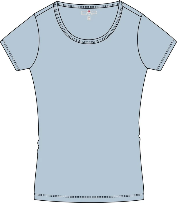 CMP Rundausschnitt Funktionsshirt kurzarm sky blue (Damen)
