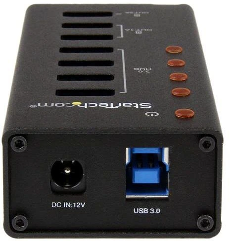 StarTech Wallmount USB-Hub, 4x USB-A 3.0, USB-B 3.0 [Buchse]