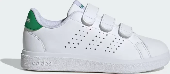 adidas Advantage Base 2.0 cloud white/green (Junior)
