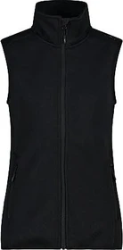 CMP Knit-Tech Fleece Weste nero/titanio (Damen)