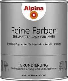 Alpina Farben Feine Farben Lack Grundierung innen weiß, 750ml