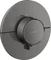 Hansgrohe Axor ShowerSelect ID rund Thermostat polished black chrome Vorschaubild