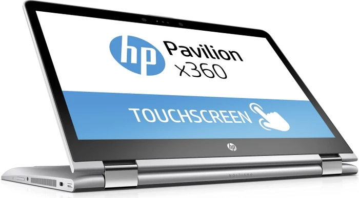 HP Pavilion x360 14-ba088ng, grau, Core i3-7130U, 8GB RAM, 256GB SSD, DE