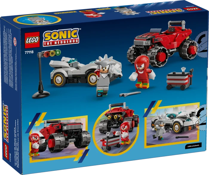 LEGO Sonic the Hedgehog - Silvers Auto vs. Knuckles' Monstertruck