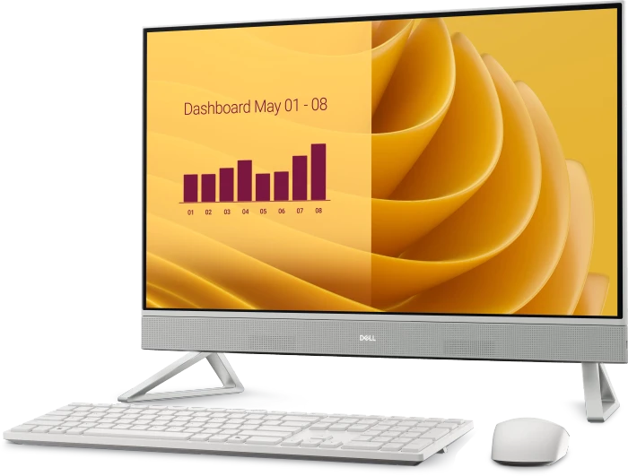 Dell 27 All-in-One EC27250, Pearl White, Core 5 120U, 16GB RAM, 512GB SSD