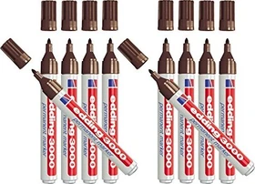 edding 3000 Permanentmarker dunkelbraun, 10er-Pack