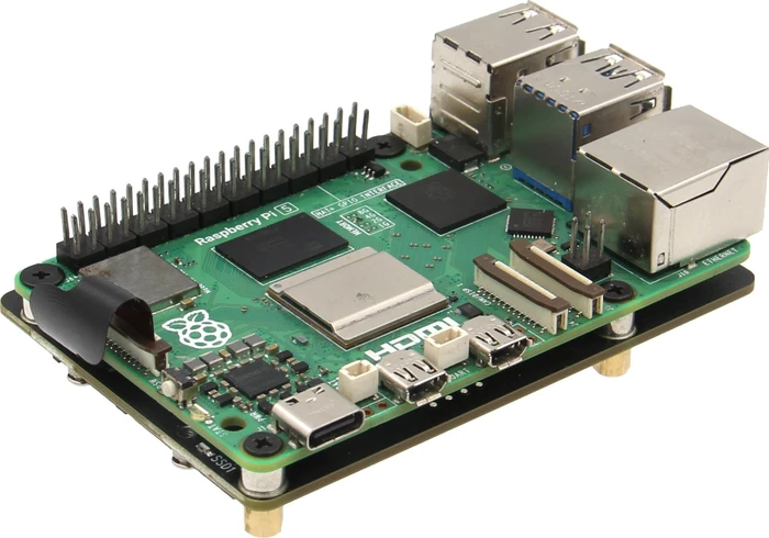 Geekworm X1005 Dual PCIe auf M.2 Key-M NVMe Adapter-Board, M.2 M-Key 2230/2242/2260/2280 NVMe Slot für Raspberry Pi 5