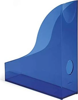 Durable Basic Stehsammler, A4, blau/transparent, 6er-Pack