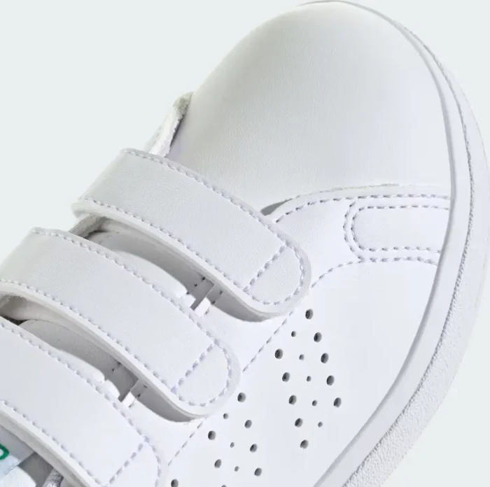 adidas Advantage Base 2.0 cloud white/green (Junior)