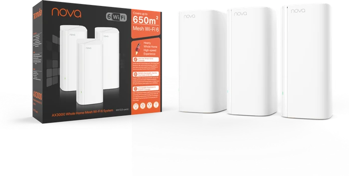 Tenda nova MX12, AX3000, 3er-Pack