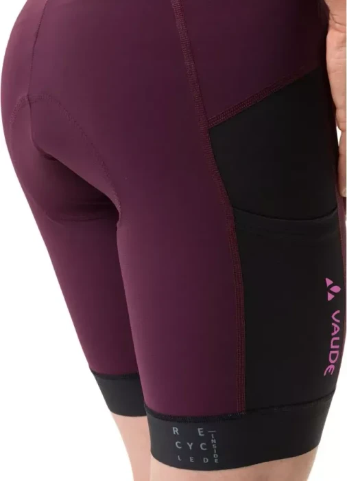Vaude Kuro Tights Fahrradhose kurz cassis (Damen)