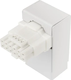 Kolink Core Pro 12V-2x6 Winkeladapter 90°, Typ 1, Sense-Pins an der Oberseite, weiß
