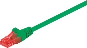 goobay Patchkabel, Cat6, U/UTP, RJ-45/RJ-45, 20m, grün