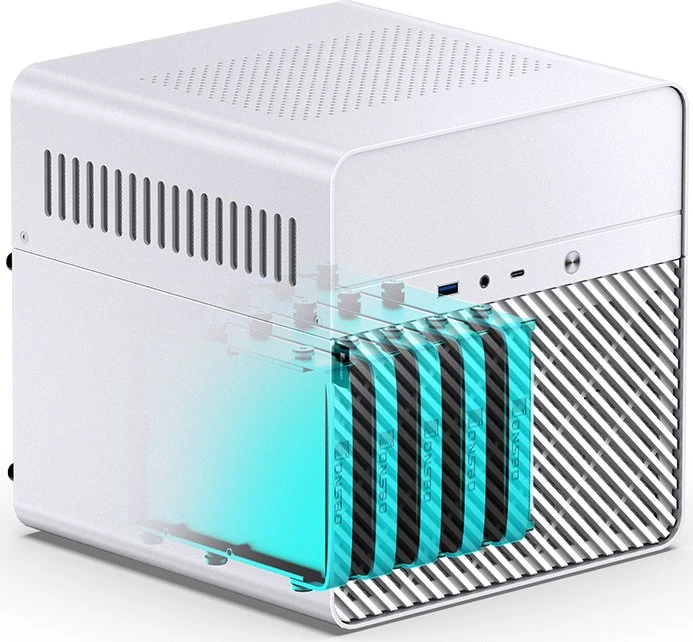 Jonsbo N2, weiß, Mini-ITX