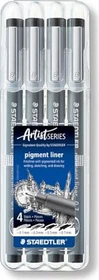 Staedtler Pigmentliner 308 sortiert, 4er-Set