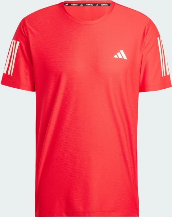adidas Own the Run Laufshirt kurzarm better scarlet (Herren)