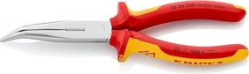 Knipex Flachrundzange mit Schneide, 20cm
