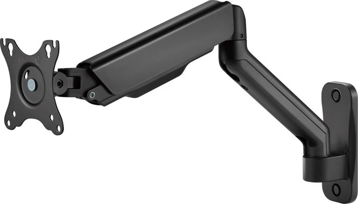 Wentronic Goobay Single-Monitor-Wandhalterung mit mechanischer Feder