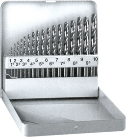 Alpen HSS Forte Cobalt KM 19 Metallbohrer-Sortiment inkl. Werkzeugbox, 19-tlg.
