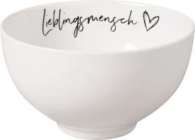 Villeroy & Boch Statement Bol Schale Lieblingmensch 470ml