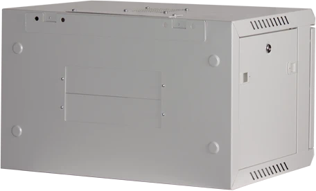 Rockstable 19" Wandschrank 6HE, Sicherheitsglastür, IP2X, weiß, 440mm tief
