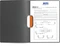 Durable Duraswing Color 30 Klemmmappe, A4, anthrazit/orange Vorschaubild
