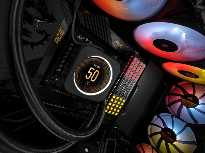 Corsair iCUE Elite LCD CPU-Kühler LCD-Display Upgrade-Kit, schwarz