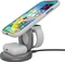 RaidSonic Icy Box IB-SH101-CH 3-in-1 Kabelloses Ladegerät grau Vorschaubild