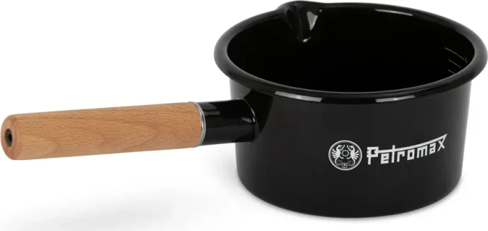 Petromax Emaille Stieltopf 1l schwarz